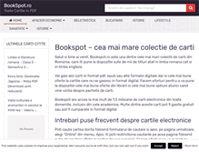 Tablet Screenshot of bookspot.ro
